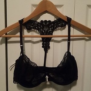 NWOT Black Lace Free People Bra